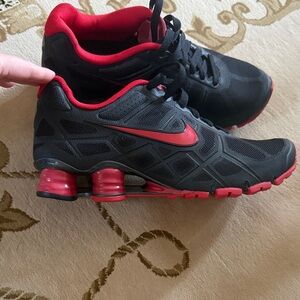 Brand new Nike Shox women’s Black and Red Sneakers